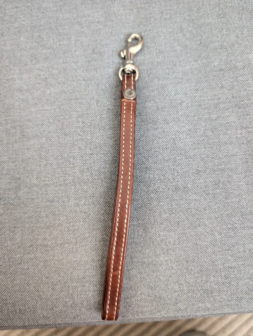 Dooney & Bourke Red and Brown Leather Wristlet